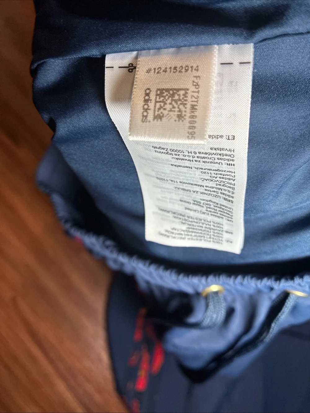 Adidas Originals Graphic Track Pants Men Medium  Blue Floral Japan Tiger Stripes